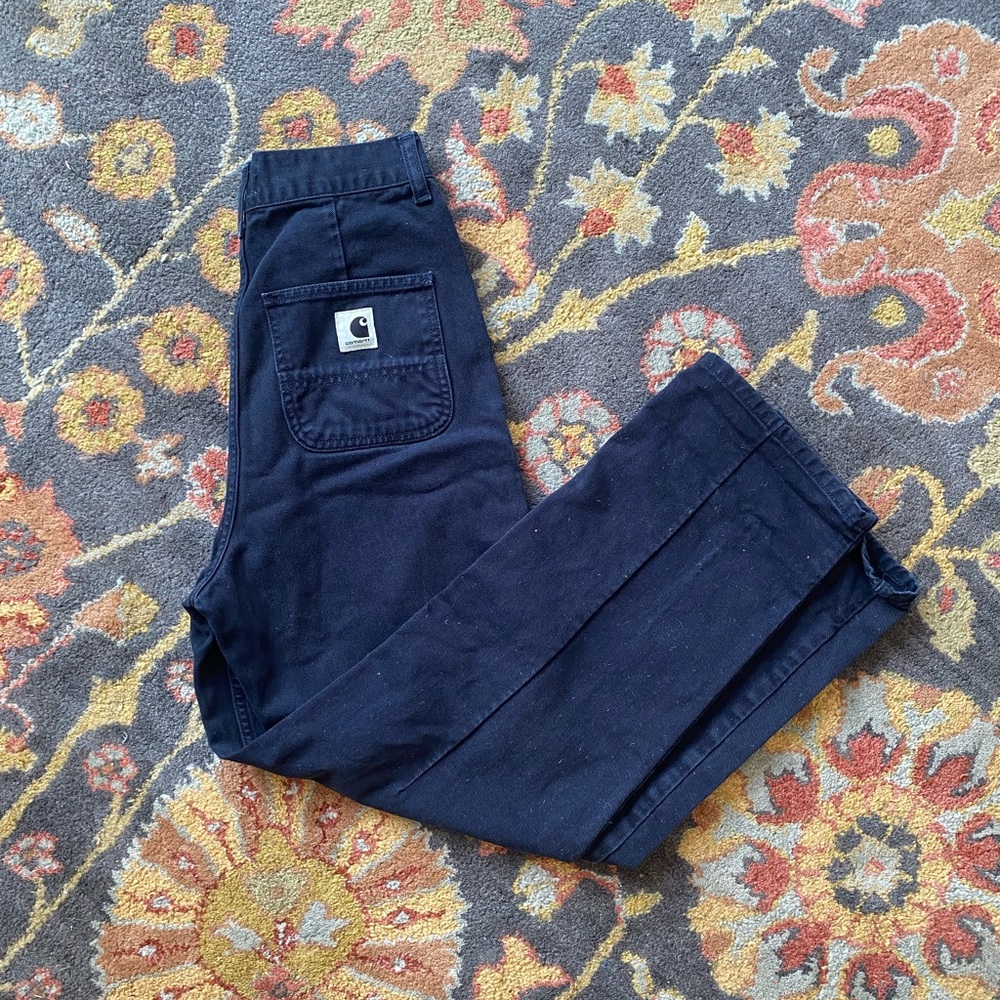 Carhartt wip Amanda pants in navy